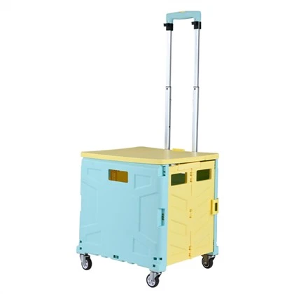車輪付きプラスチック製ショッピングトロリー