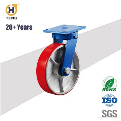 8インチのスチールキャスターホイール